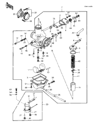 Carburetor/Fuel Pump ('83 Klt200-C
