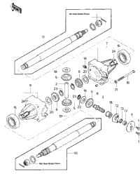 Rear Axle ('83 Klt200-A4/A4a)