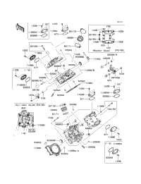 Cylinder Head (-Vf750de095936)