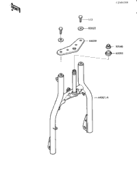 Front Fork (Klt110-A1)