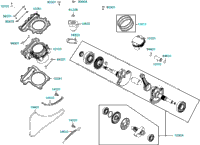 Cylinder Piston Crankshaft