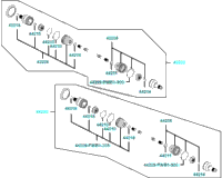 Separated Parts Of Halfshaft