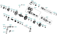 Shaft Assy Drive Spindle Assy Drum Shift