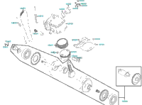 Ylinderpistoncrankshaft