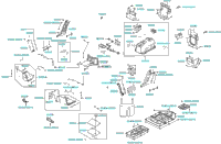 Box Assy Luggage Panel Assy R/L Footrest