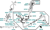 Fwd / Rev Shift Assy Master Cylinder Rear