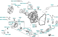 Right Crankcase Cover Water Pump