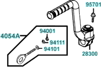 Stand Kick Starter Arm