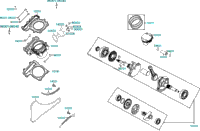 Cylinder Piston Crankshaft