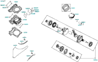 Cylinder Piston Crankshaft