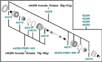 Separated Parts Of Halfshaft