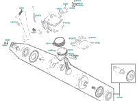 Cylinder Piston Crankshaft