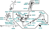 Fwd / Rev Shift Assy Master Cylinder Rear