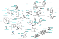 Box Assy Luggage Panel Assy R/L Footrest