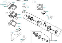 Cylinder Piston Crankshaft