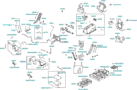 Box Assy Luggage Panel Assy R/L Footrest