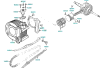 Cylinder Piston Crankshaft
