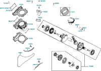 Cylinder Piston Crankshaft