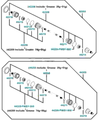 Separated Parts Of Halfshaft