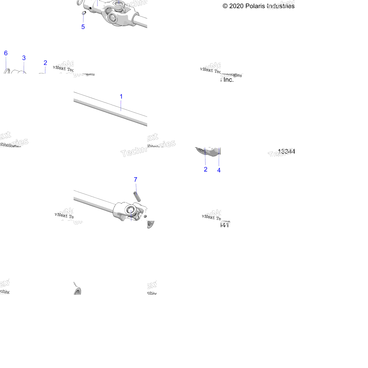 Drive Train, Front Prop Shaft