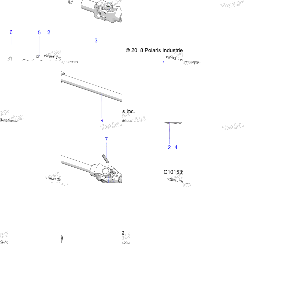 Drive Train, Front Prop Shaft