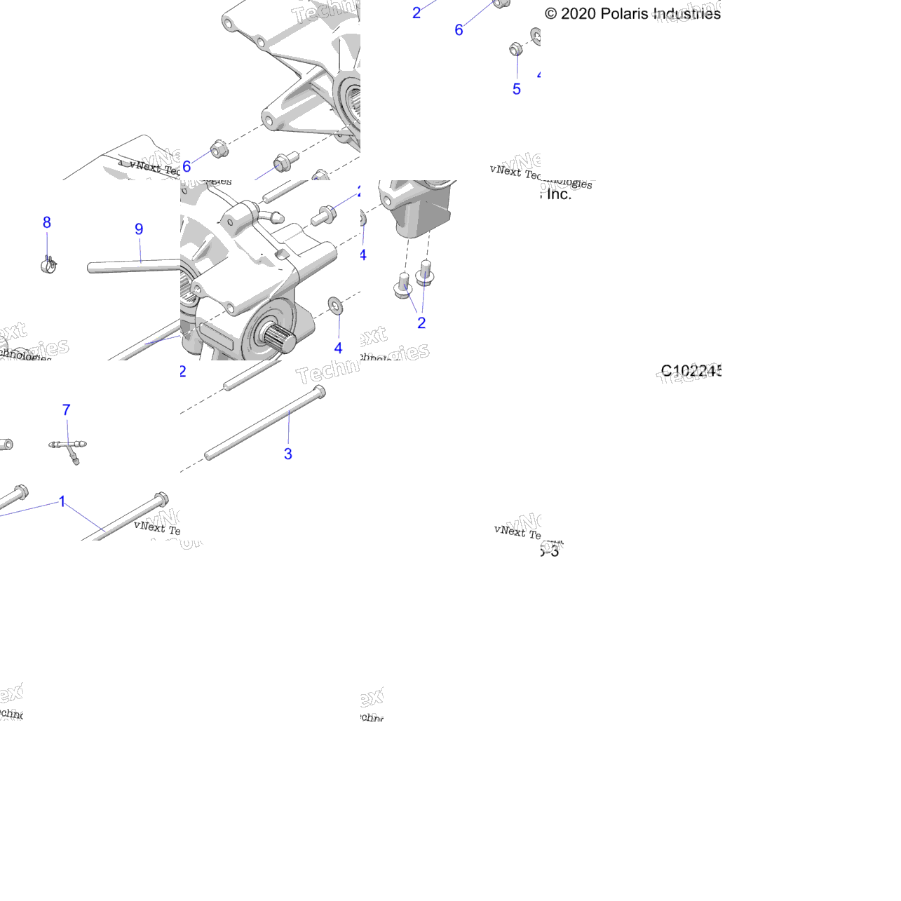 Drive Train, Rear Gearcase Mounting