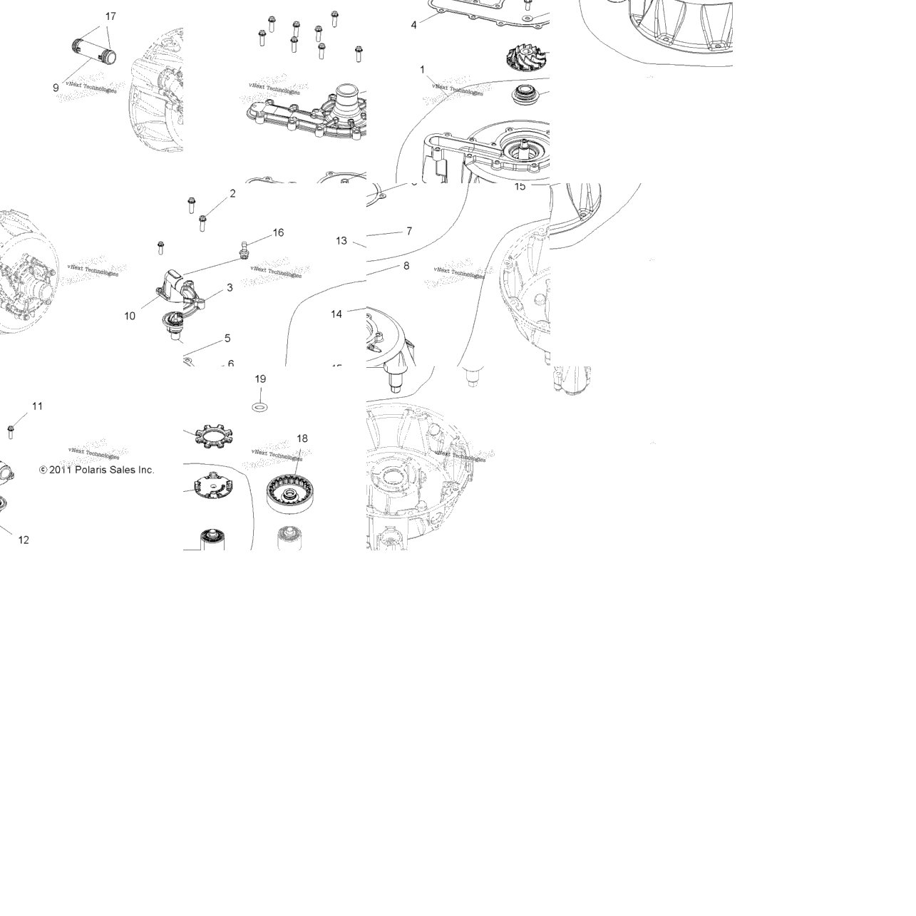 Engine, Cooling System & Water Pump