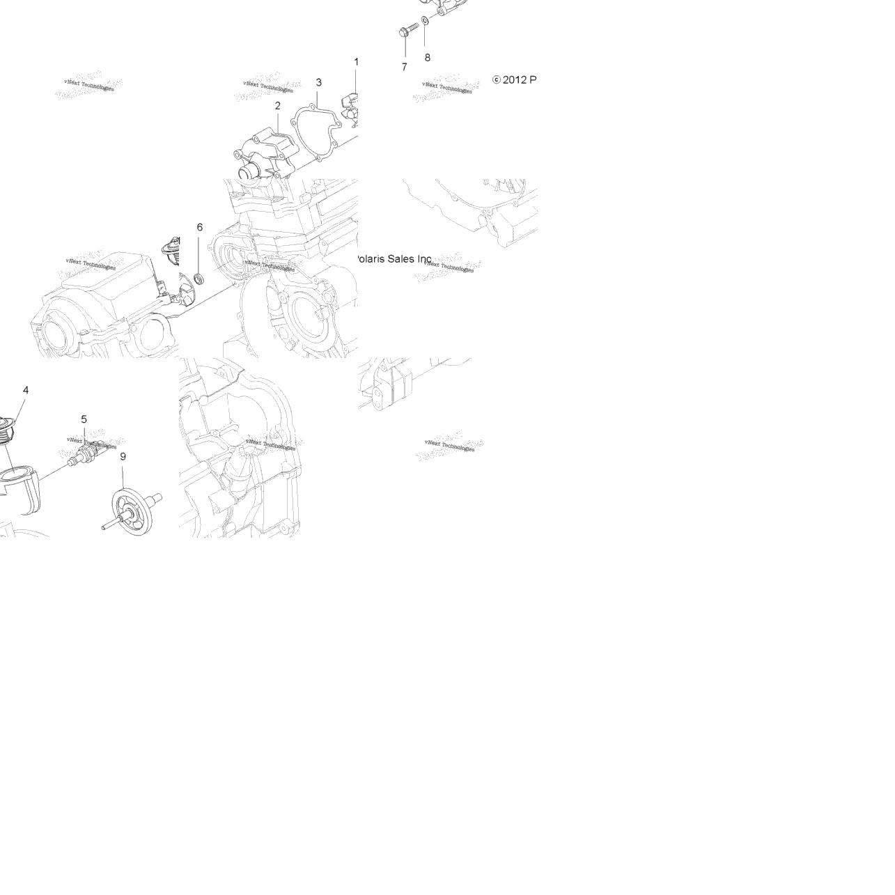 Engine, Cooling System & Water Pump