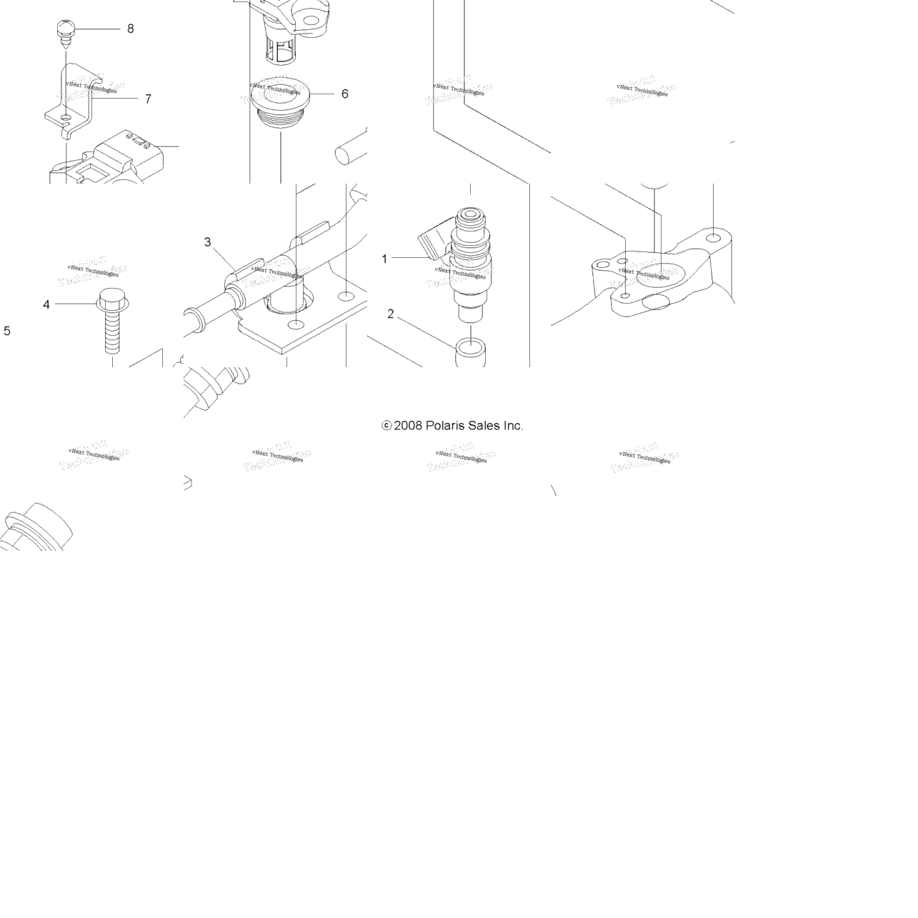 Engine, Fuel Injector