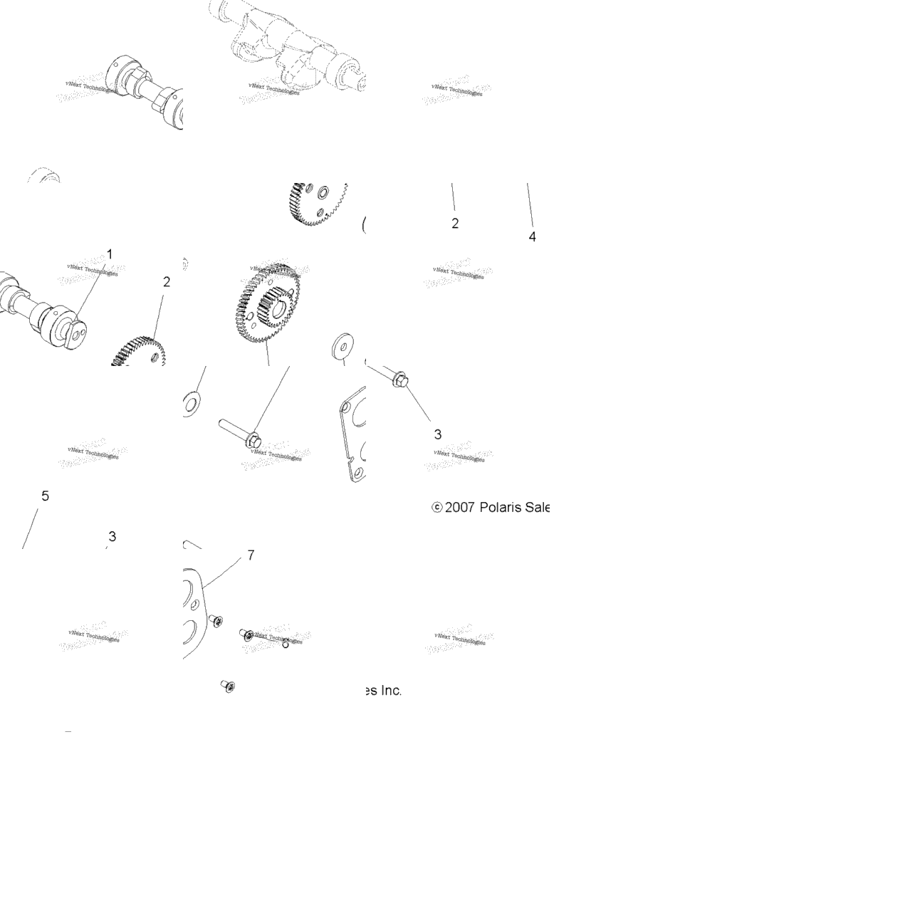 Engine, Camshaft & Gears