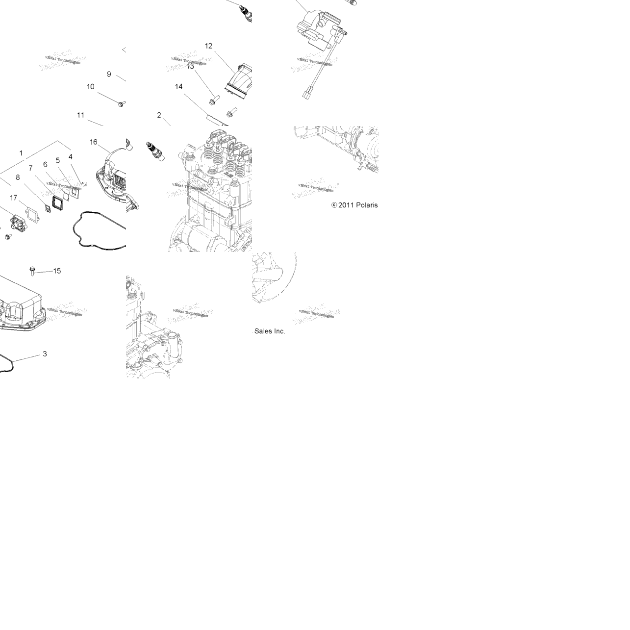Engine, Throttle Body Mounting