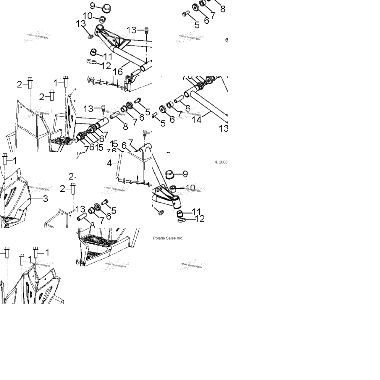 Chassis, Aarm & Footrest