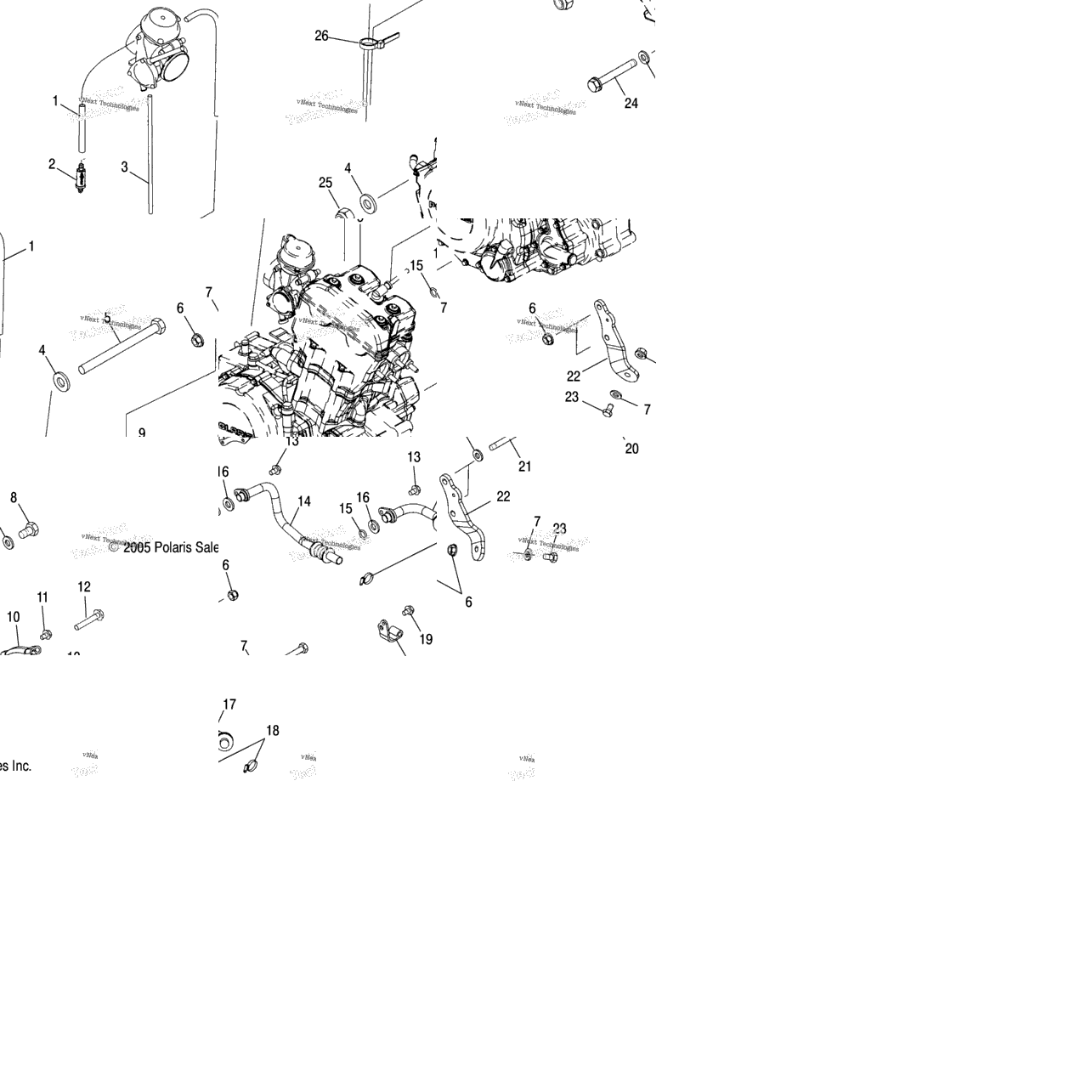 Engine, Mounting