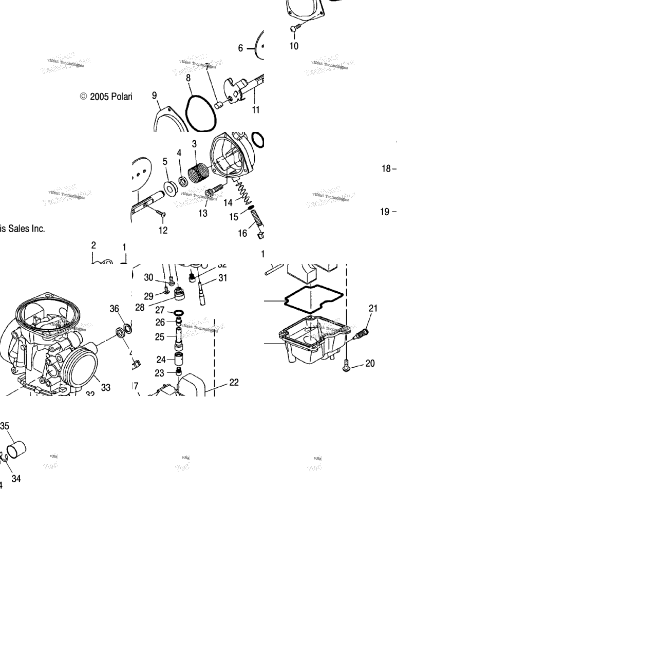 Engine, Carburetor, Lower
