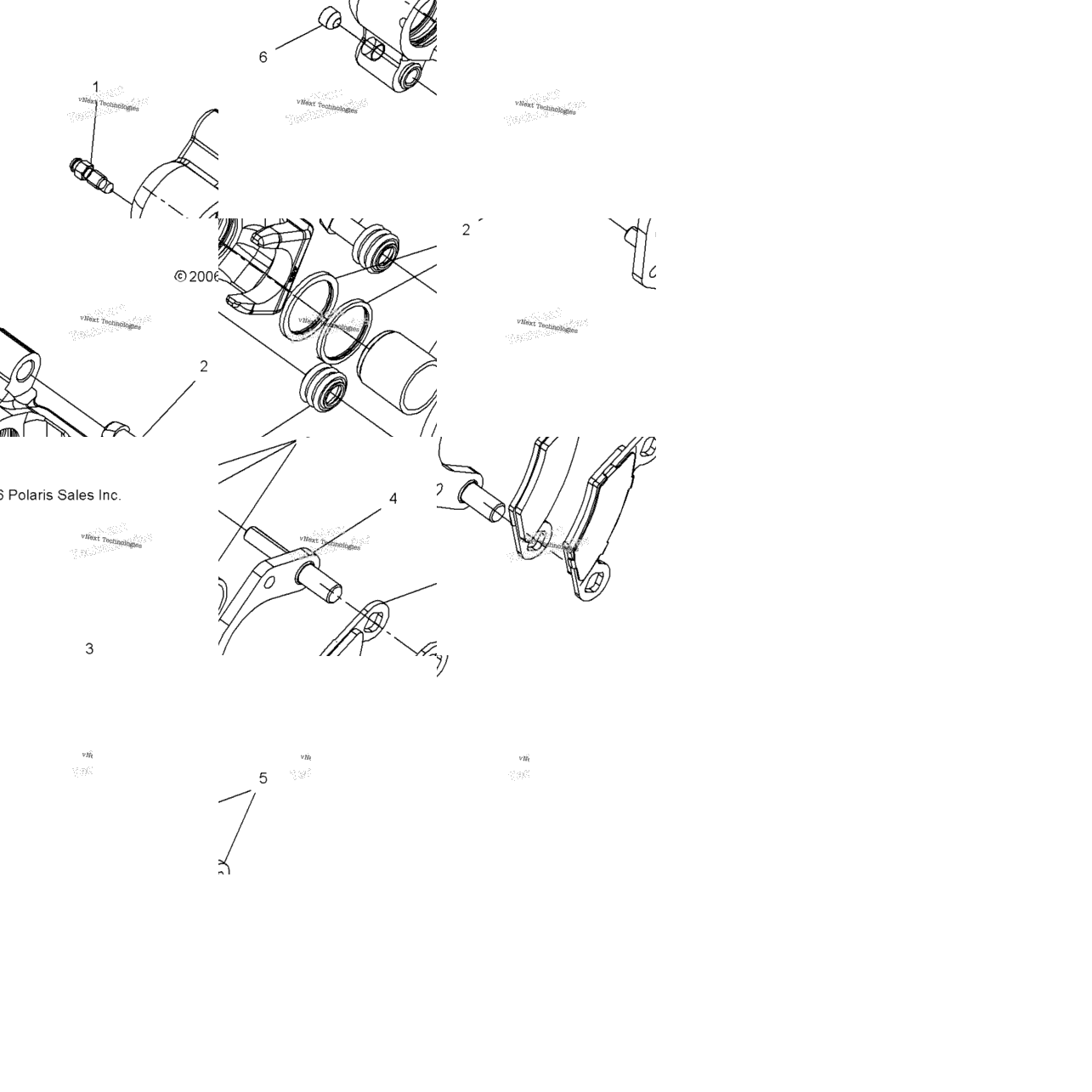 Brake Calipers, Front & Rear