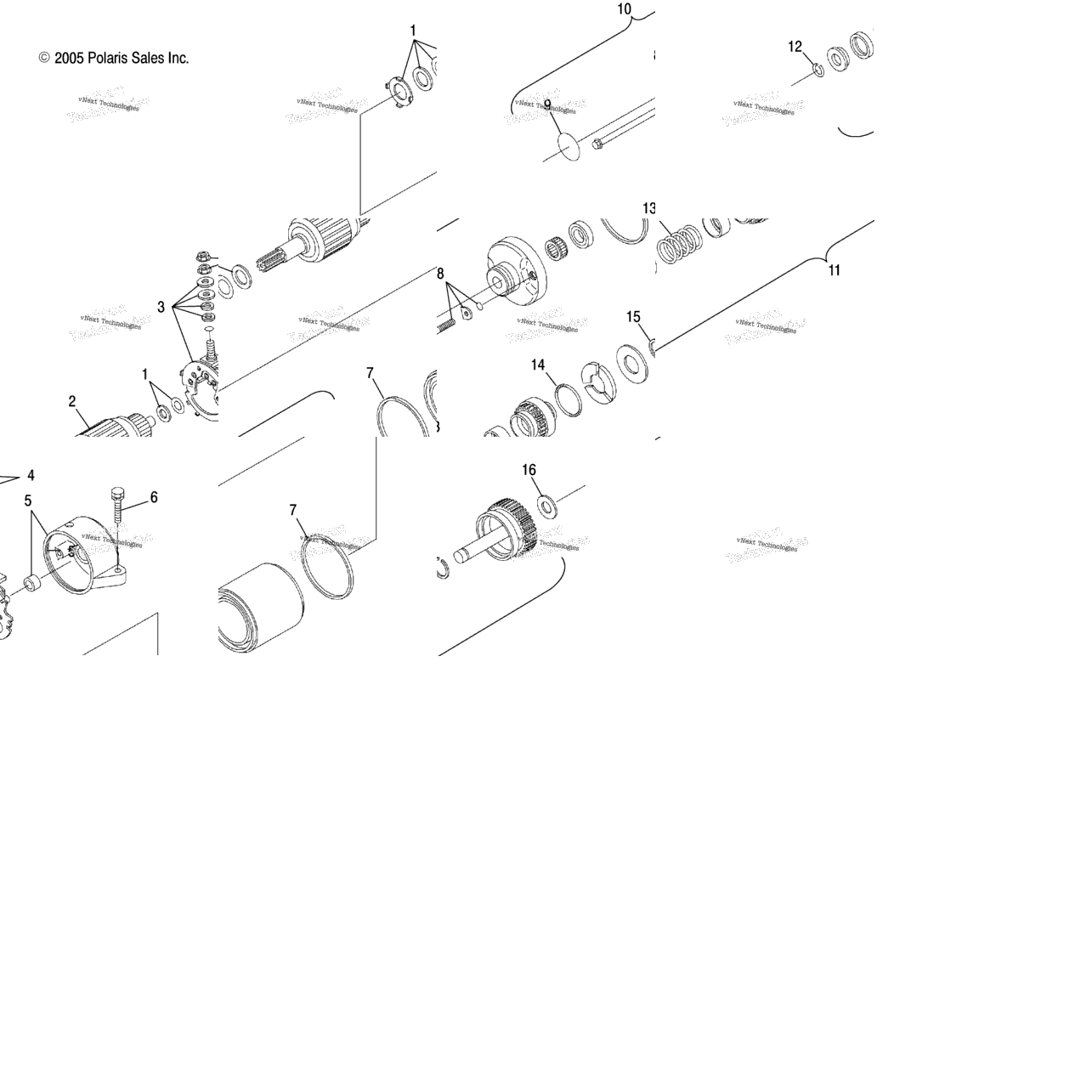Engine, Starting Motor