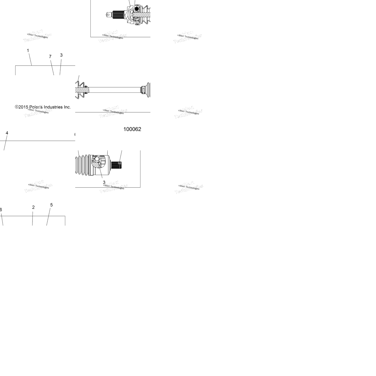Drive Train, Drive Shaft, Front (100062)