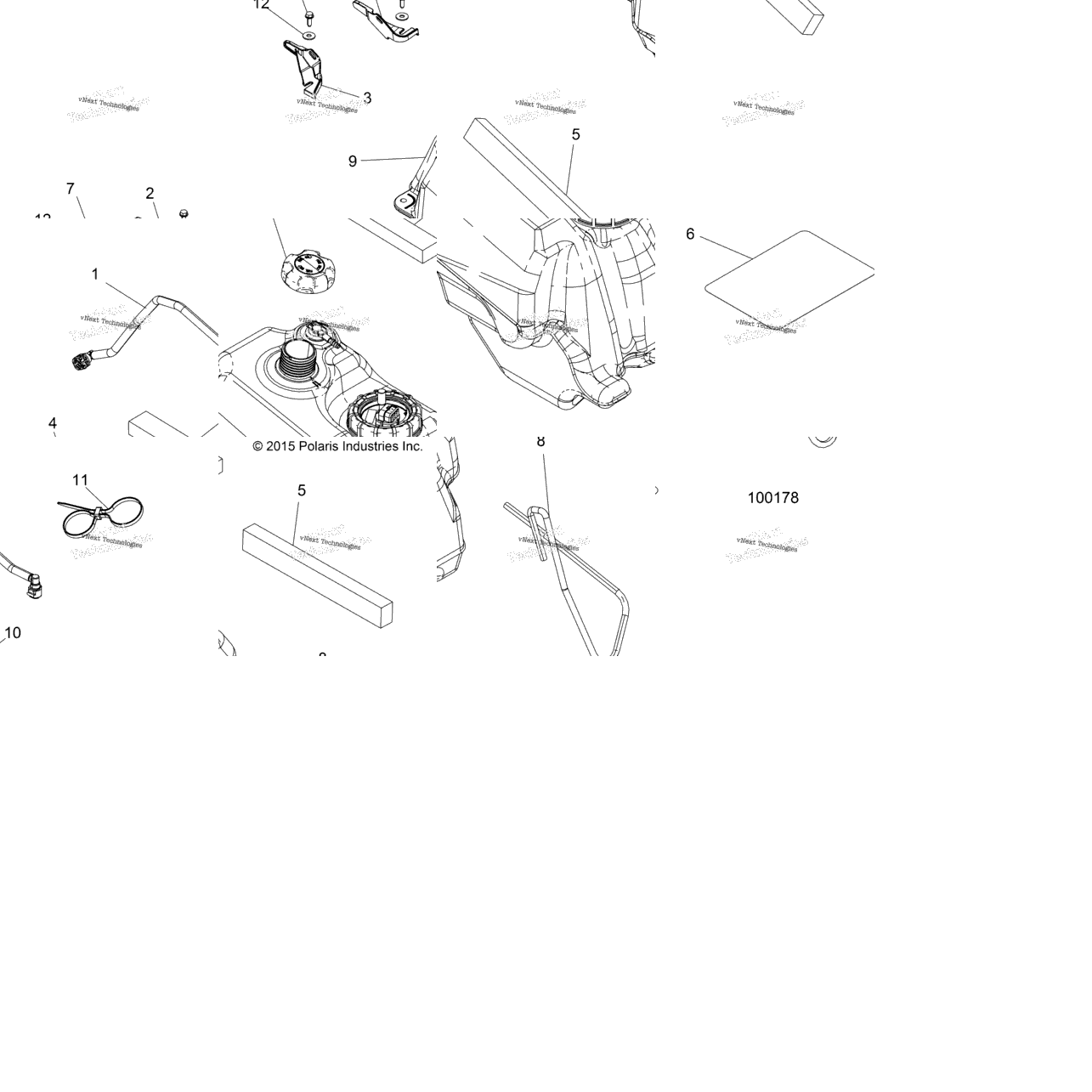 Body, Fuel Tank Asm
