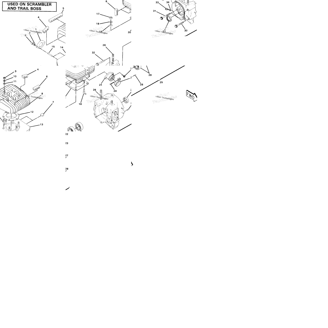 Crankcase & Cylinder Assembly