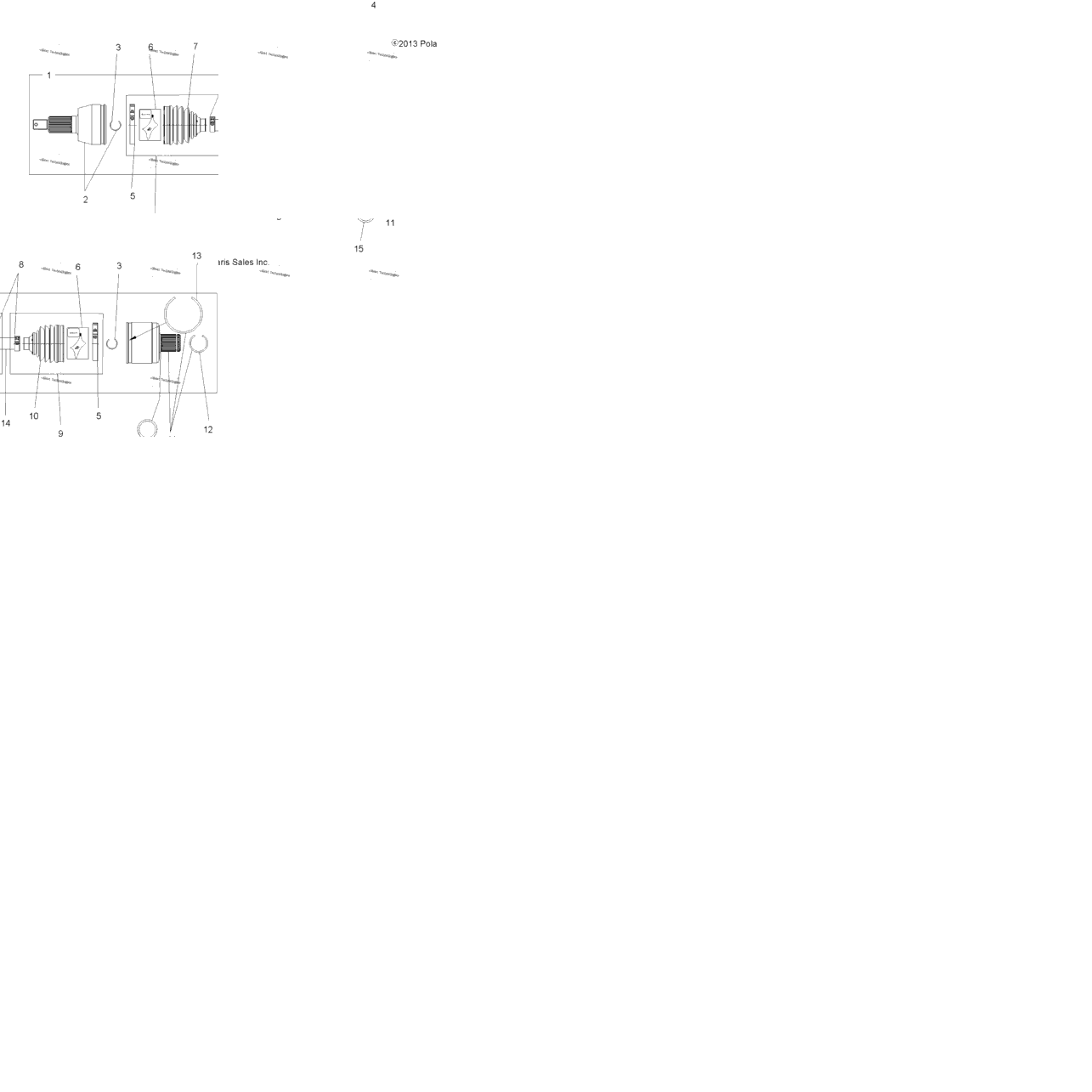 Drive Train, Drive Shaft, Rear