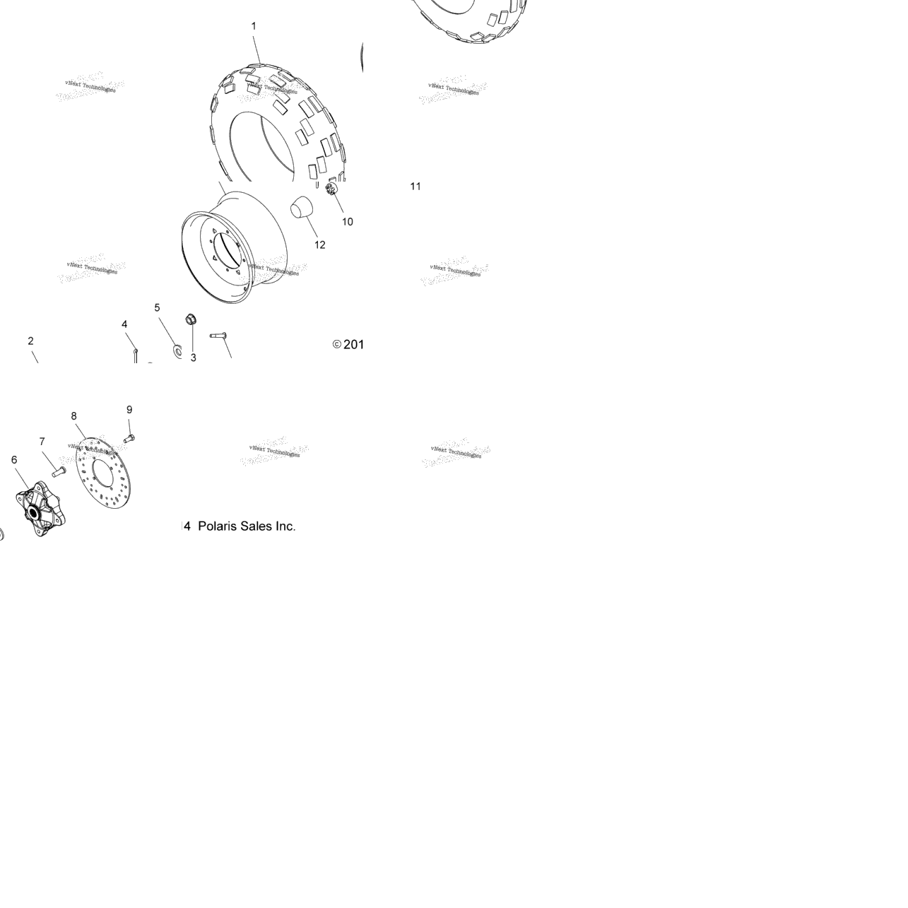 Wheels, Front Tire & Brake Disc