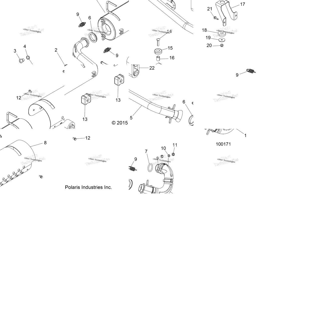 Engine, Exhaust System