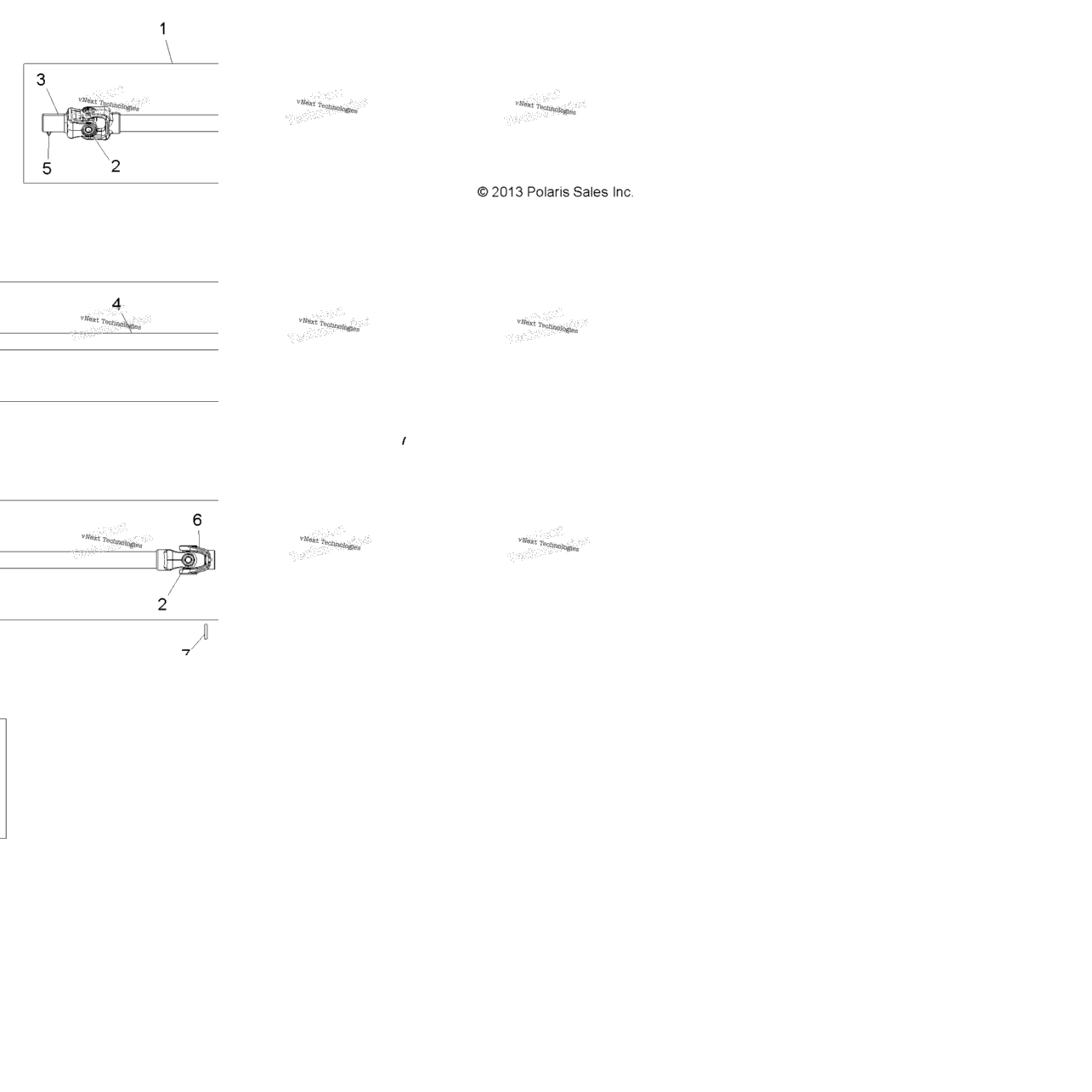 Drive Train, Front Prop Shaft