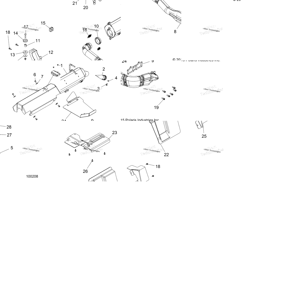 Engine, Exhaust System
