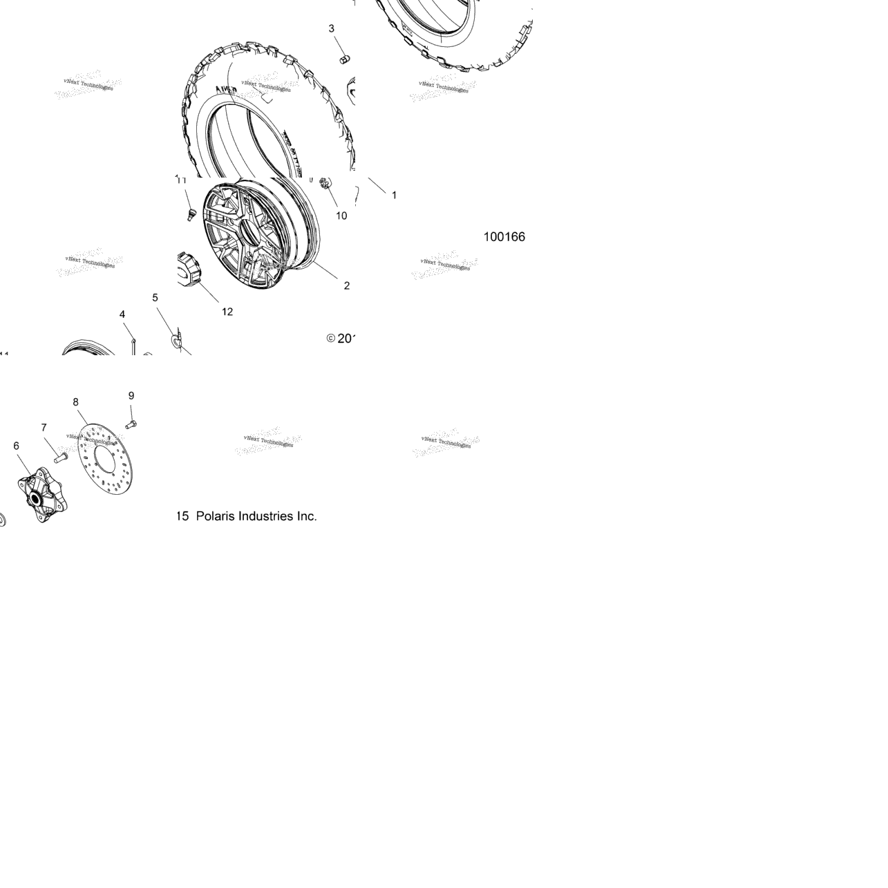 Wheels, Front Tire & Brake Disc