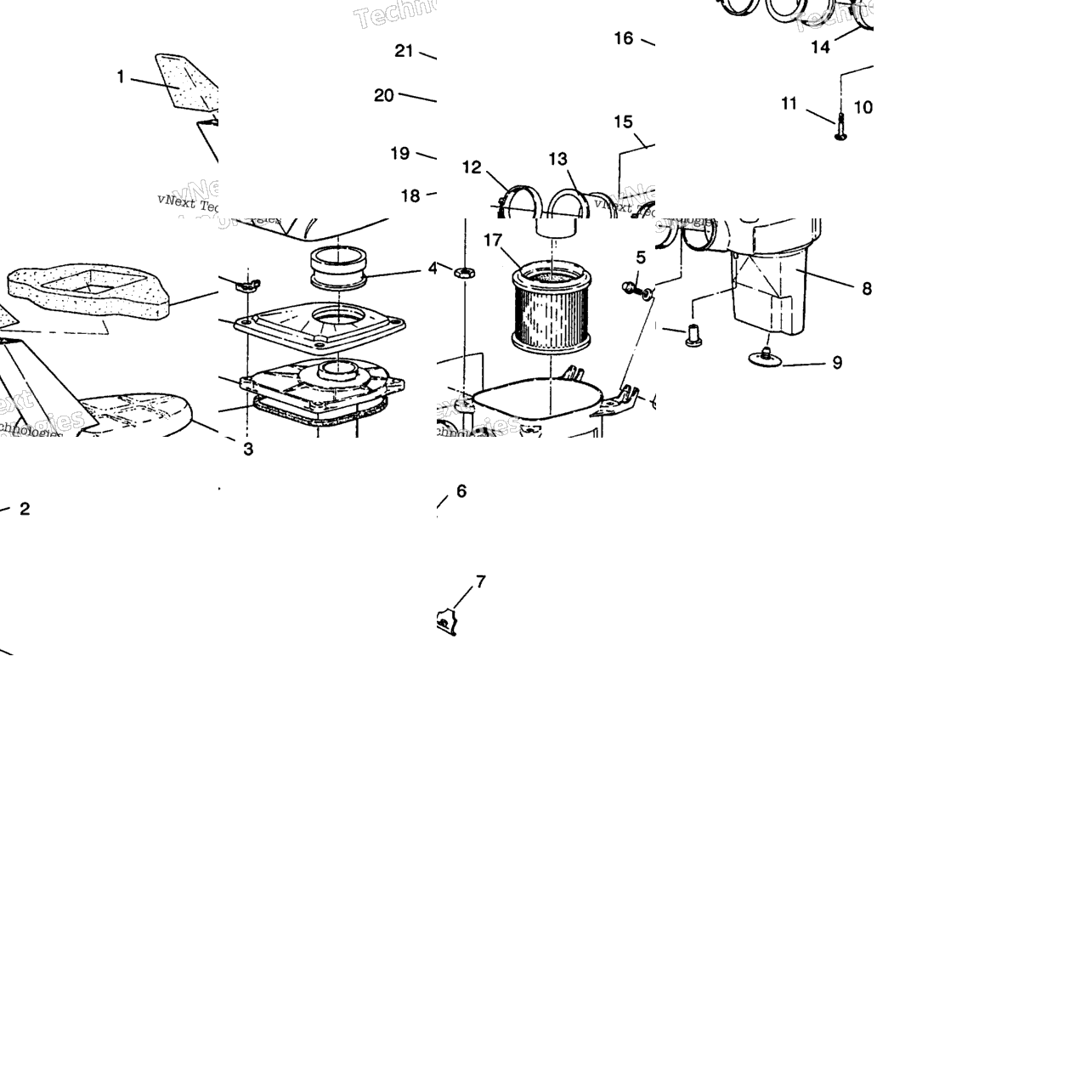 Air Box Assembly 6X6 350L