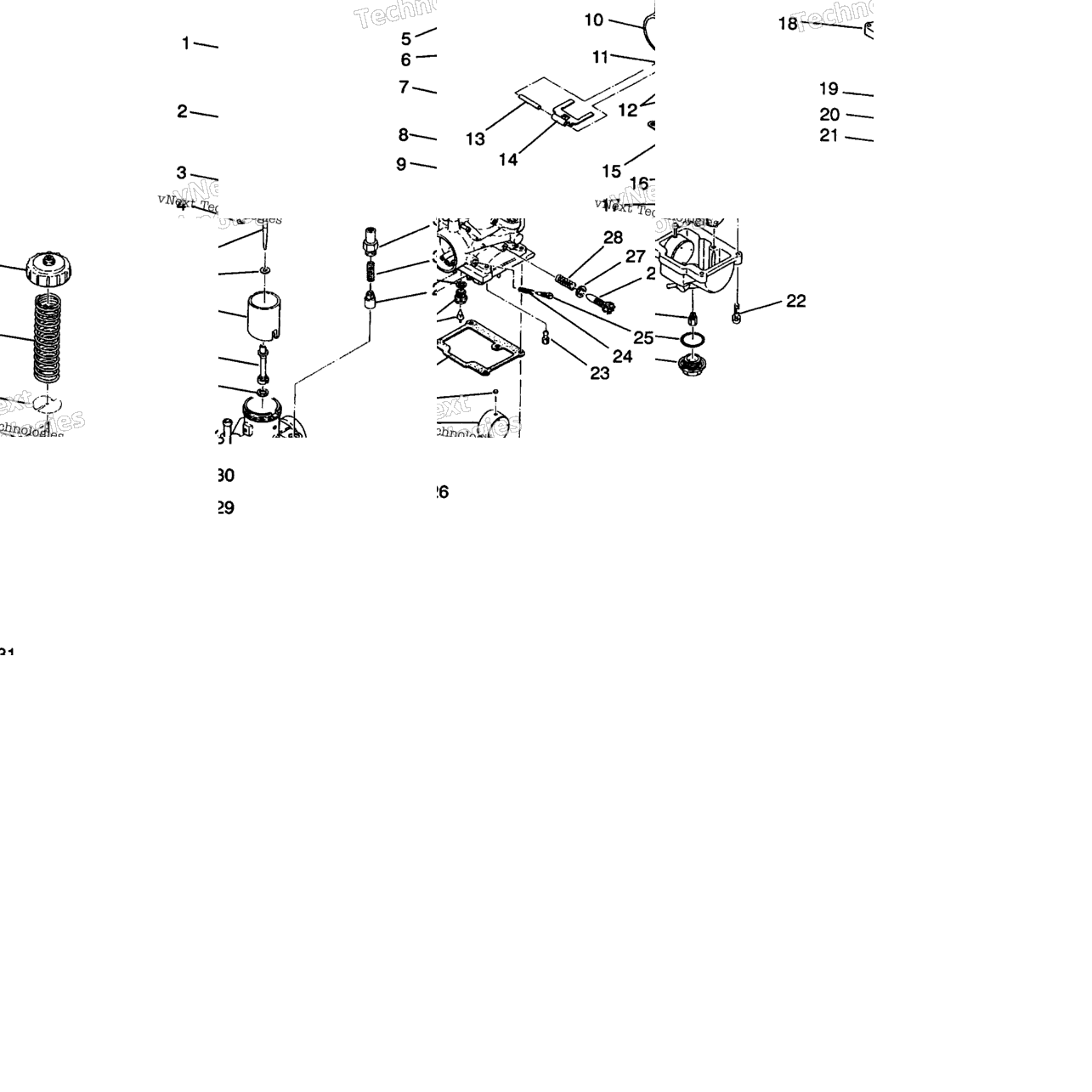Carburetor 6X6 350L