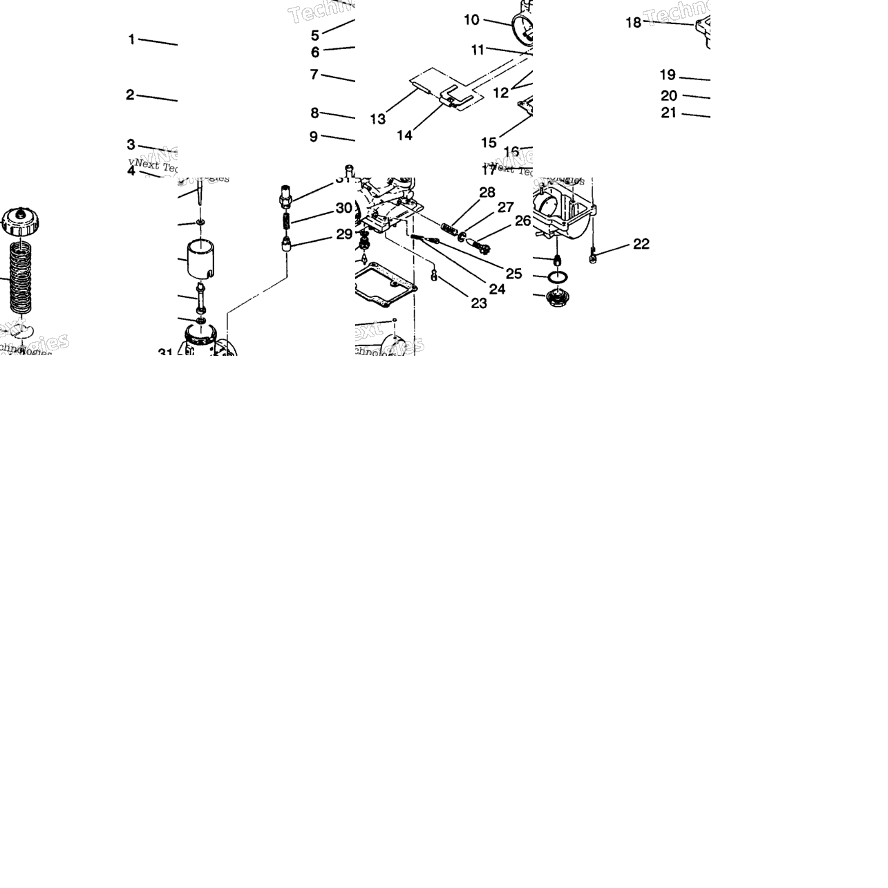 Carburetor 6X6 350L W938739