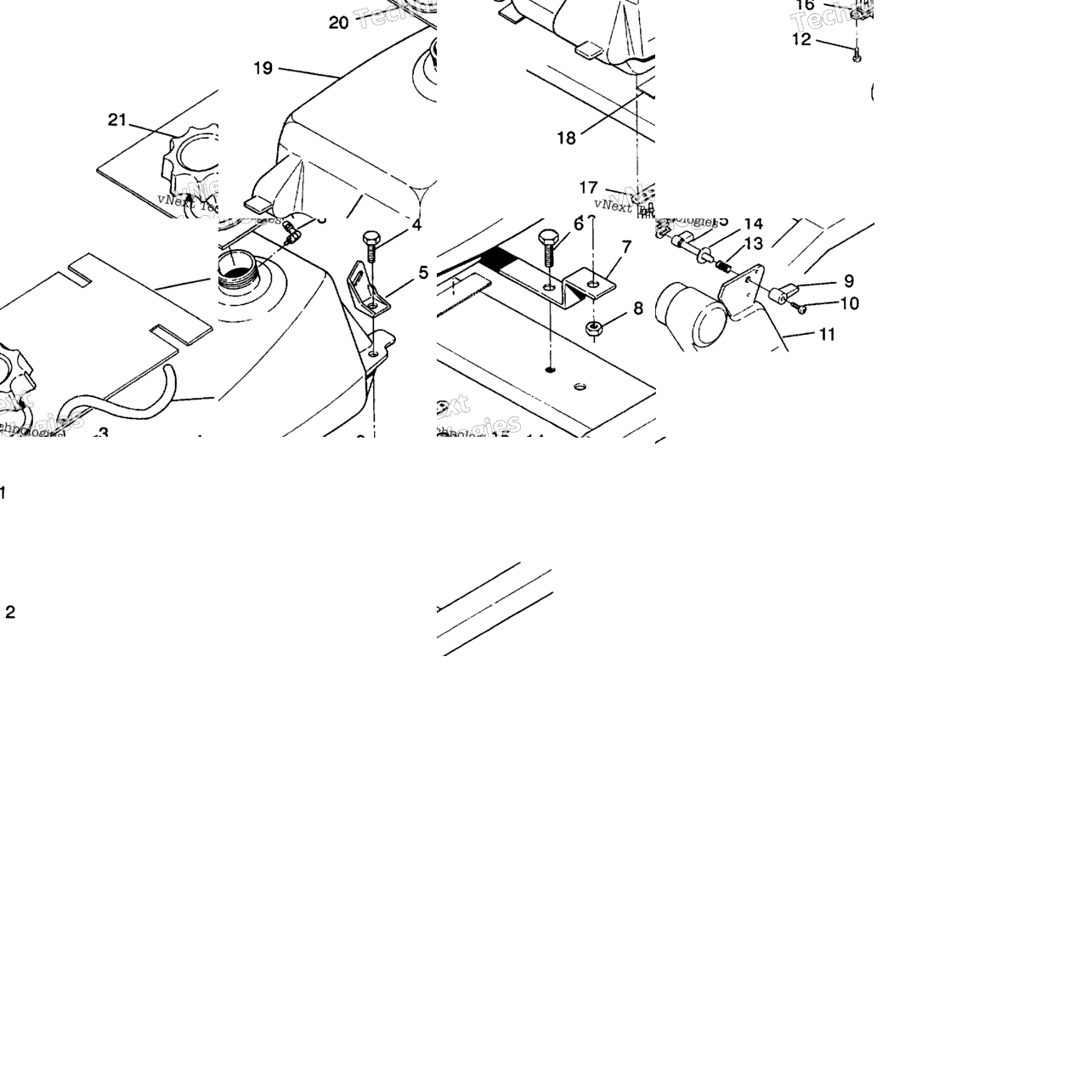 Fuel Tank Assembly 6X6 350L