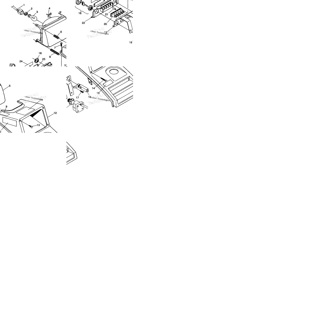 Headlight Assembly 6X6 250